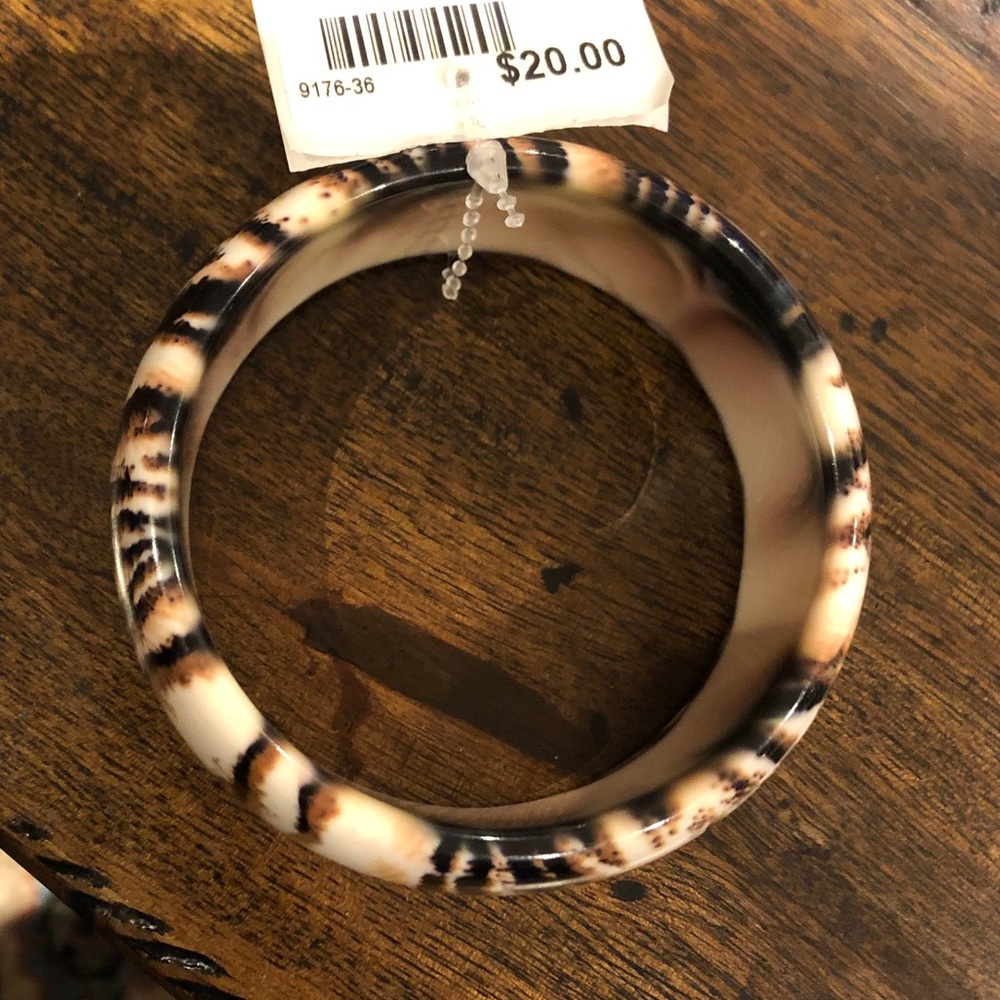 Animal print bangle